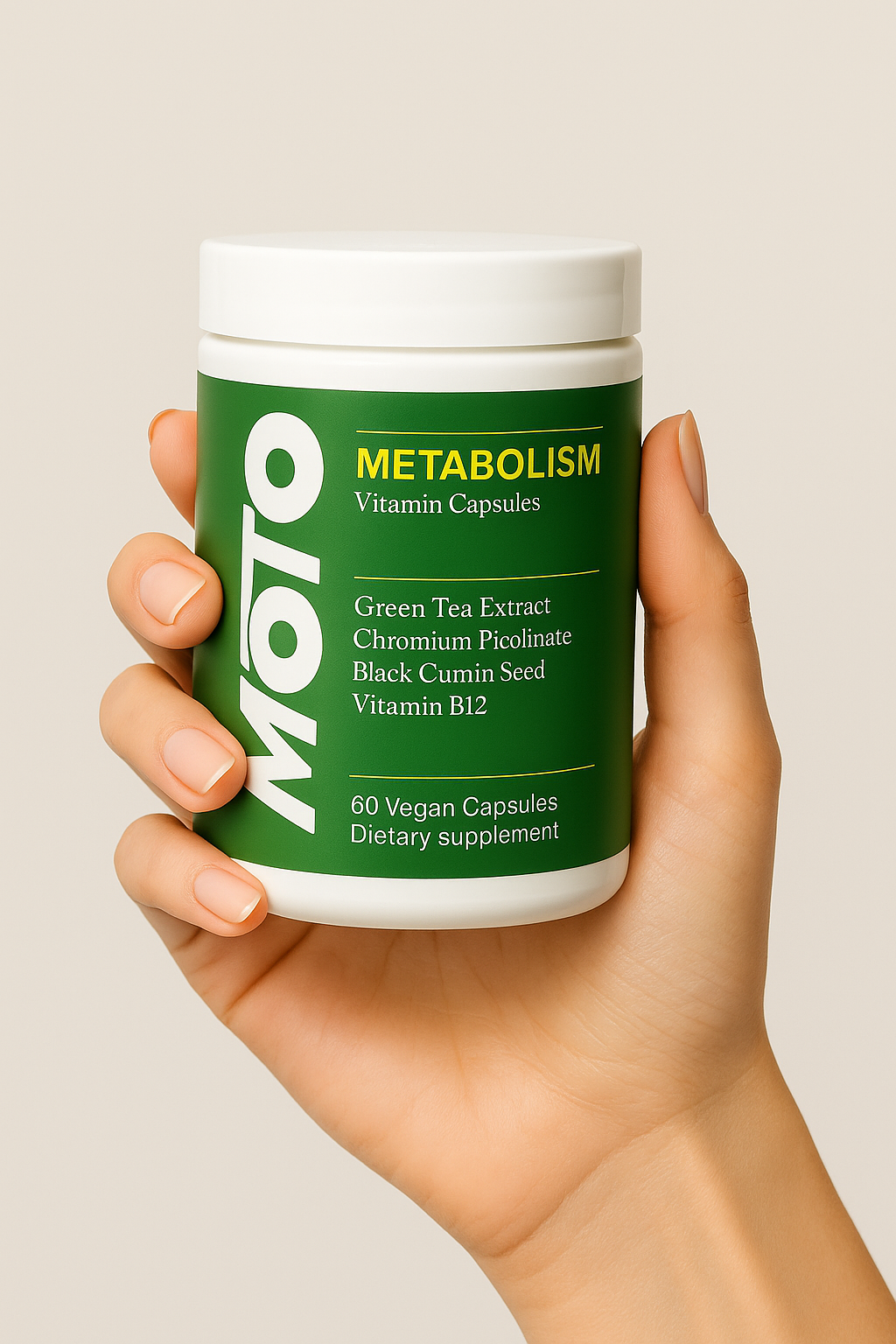 MOTO Cápsulas que aceleran el metabolismo