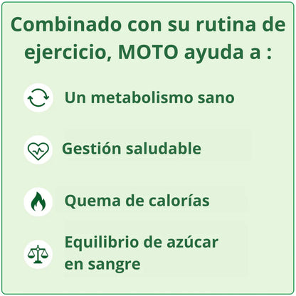 MOTO Cápsulas que aceleran el metabolismo