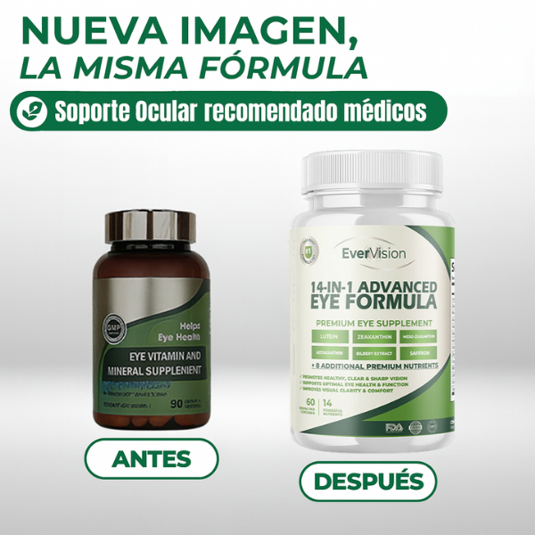 Zoone 14 en 1 Fórmula avanzada para la visión