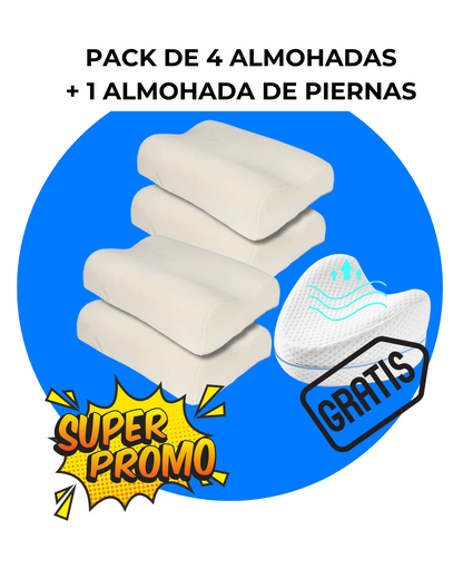 Set X 2 Almohada Visco-Smart Con Memoria - Cervical Alta