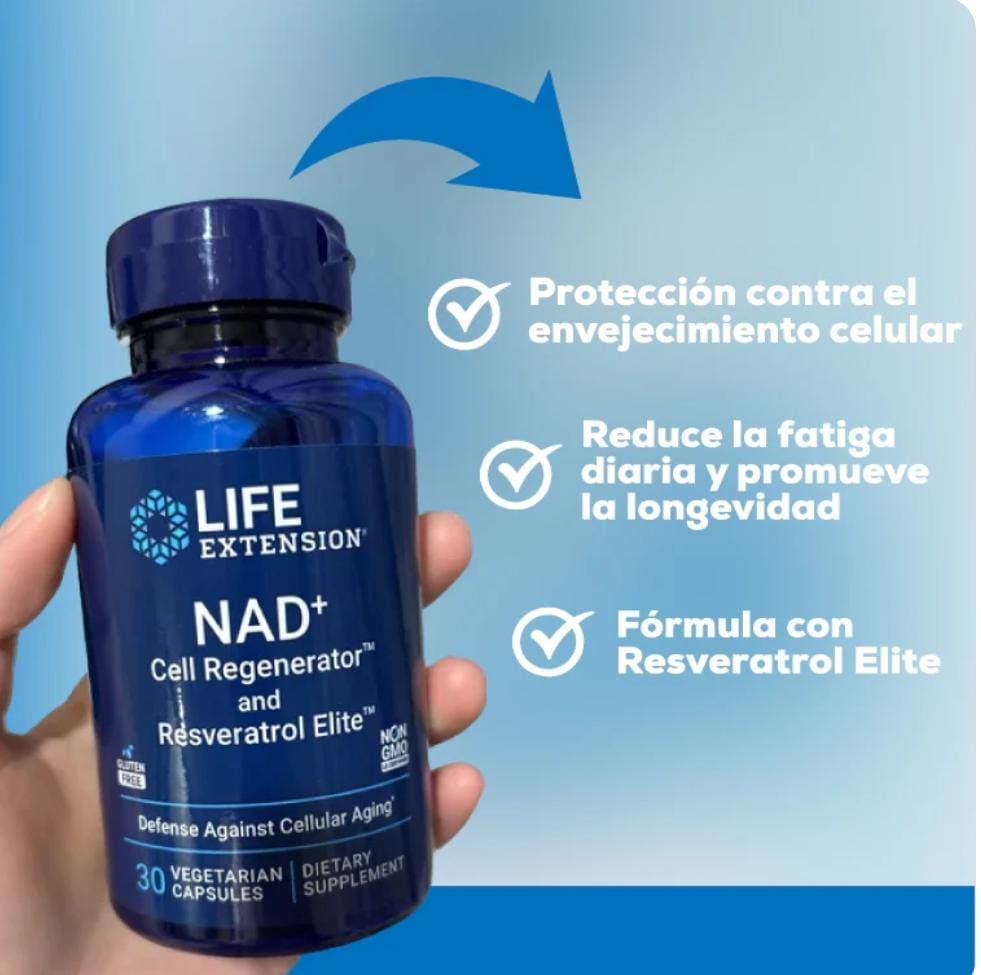 NAD+ y Resveratrol Suplemento optimizado