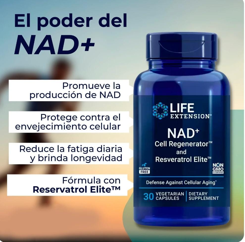 NAD+ y Resveratrol Suplemento optimizado